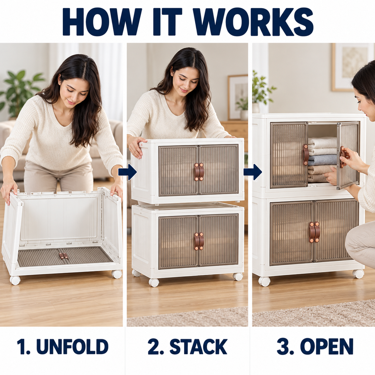 Stackable Storage Bins