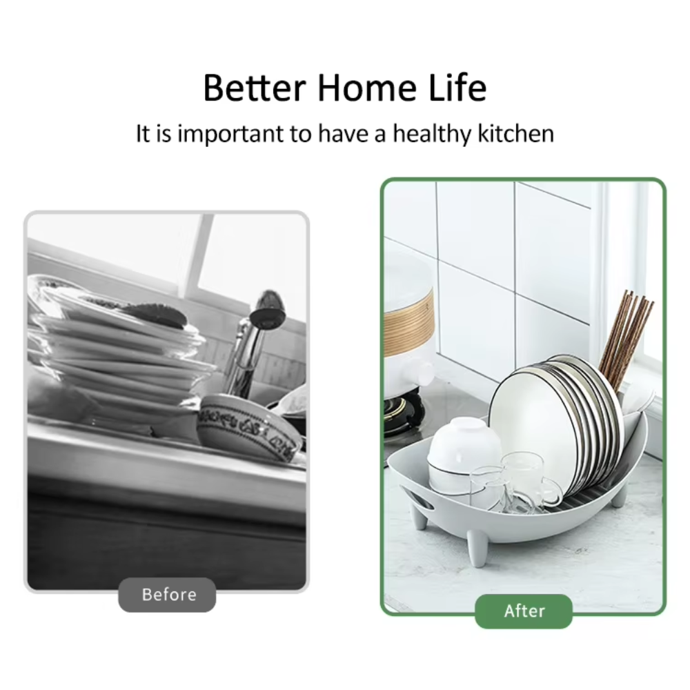 Rackora™ | Aesthetic Dish Drying Rack