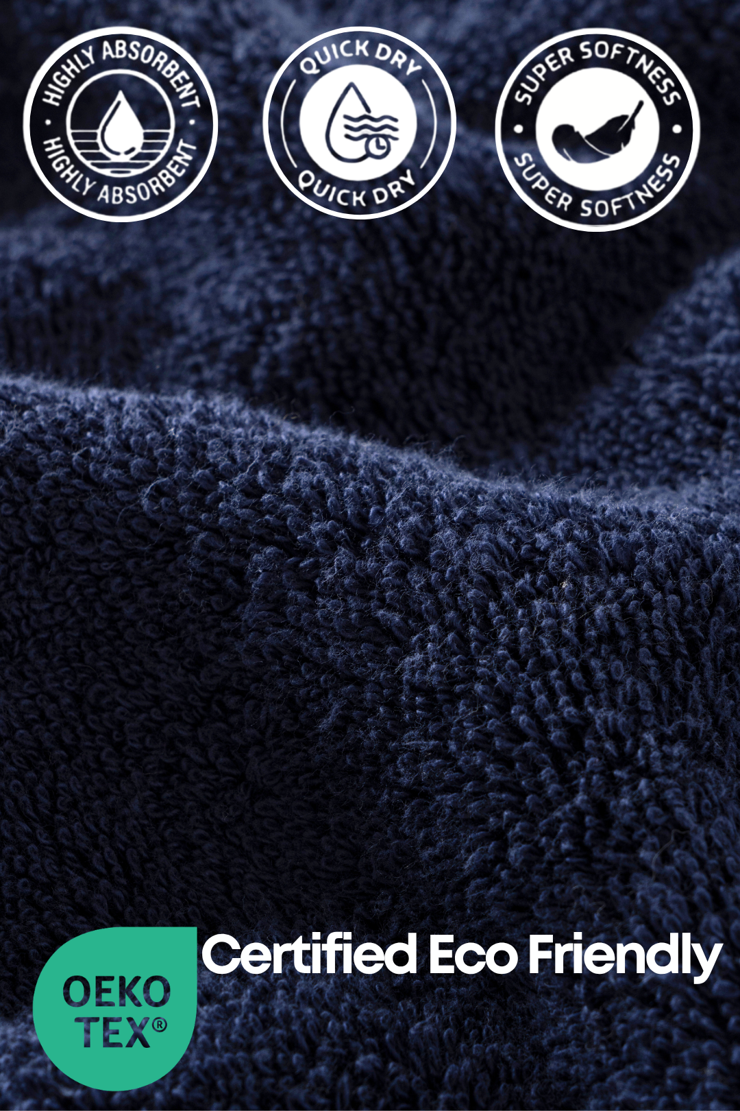 Boulevard Bath Towel Set – Azure | 2 Pieces