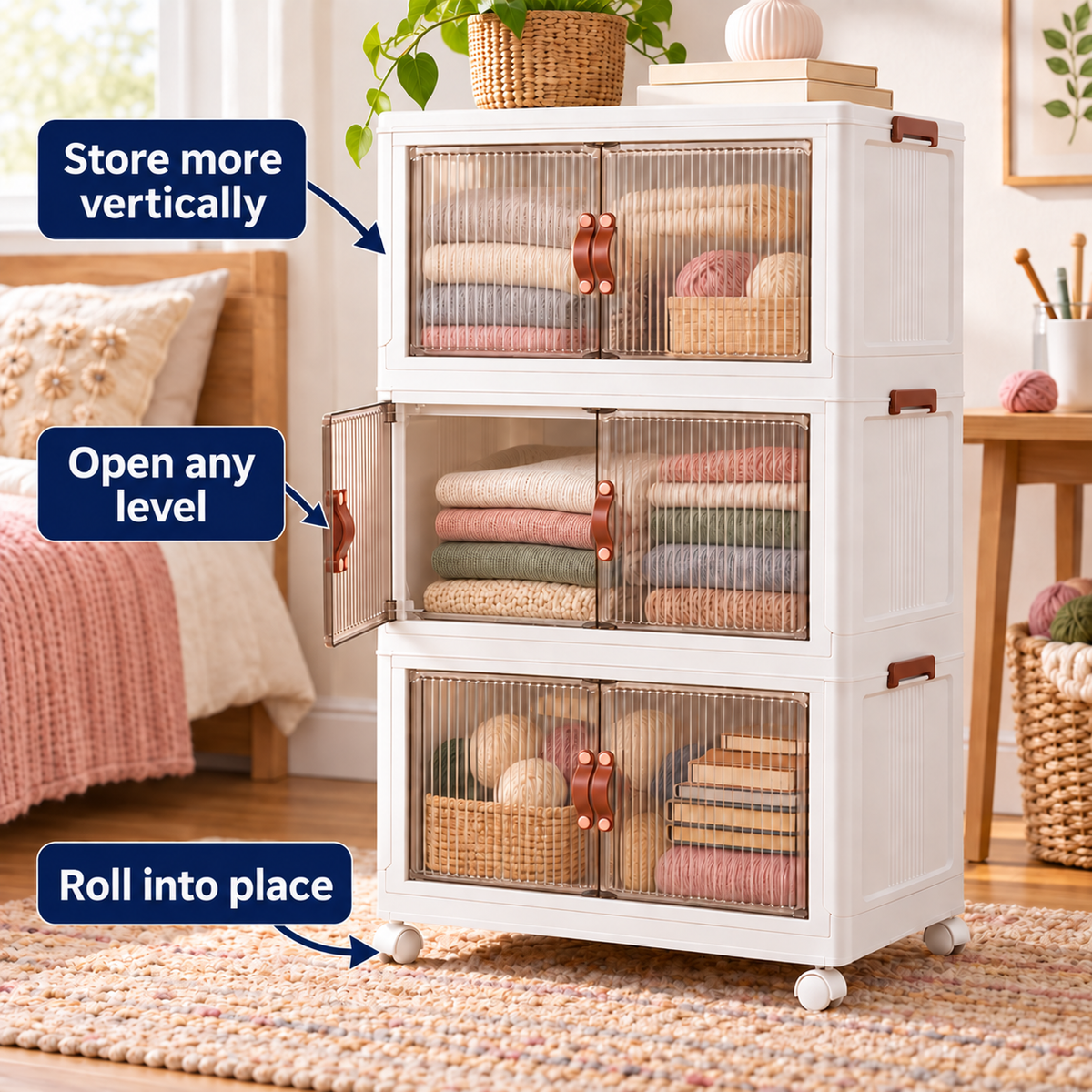 Stackable Storage Bins