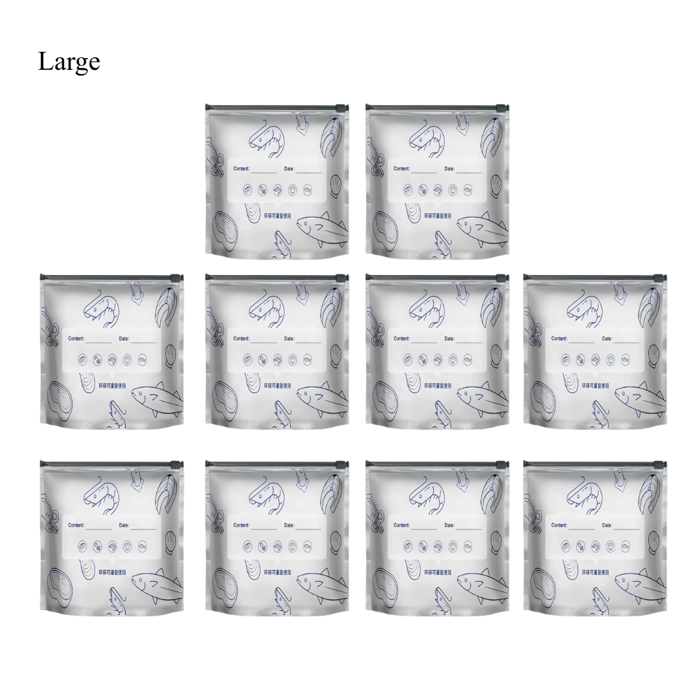 FreshKeeper™ |  Aluminum Reusable Bags (10 pcs)