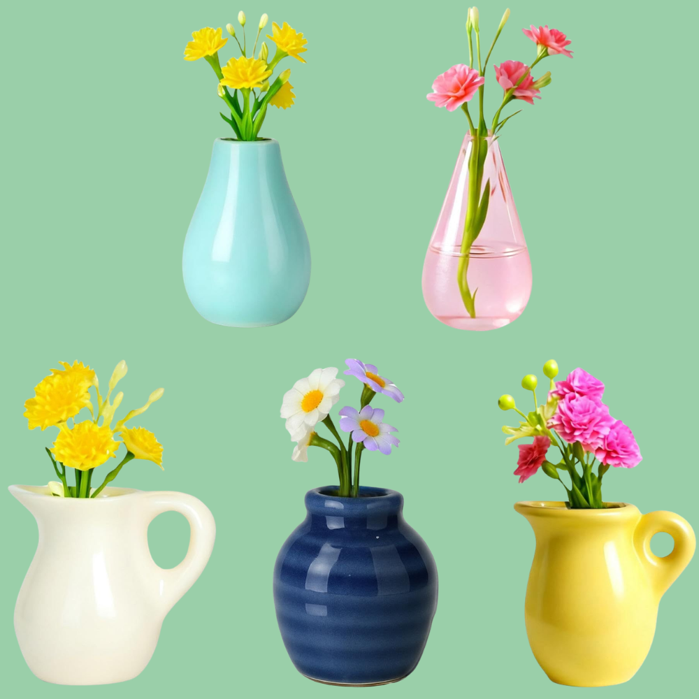 Mini Flower Pots Magnets