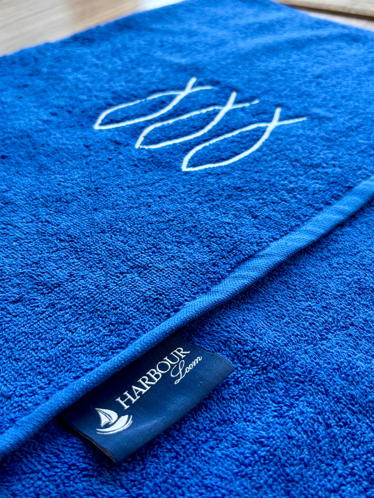 Trifin Marine Towel – Azure | Set of 2