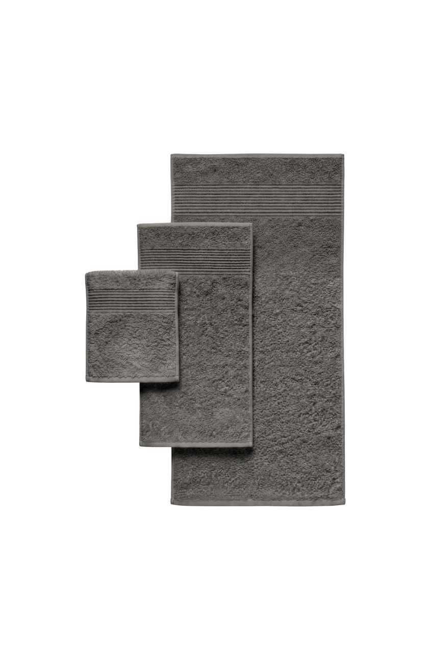 Boulevard Complete Towel Set – Silver | 3 Pieces